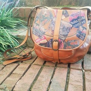 Patricia Nash leather hobo bag.